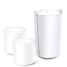 TP-Link Deco X73-DSL(3-pack) AX5400 VDSL Whole Home Mesh Wi-Fi 6 Modem System 660sqm Coverage For 1-3 Bedroom Houses, Dual-Ba