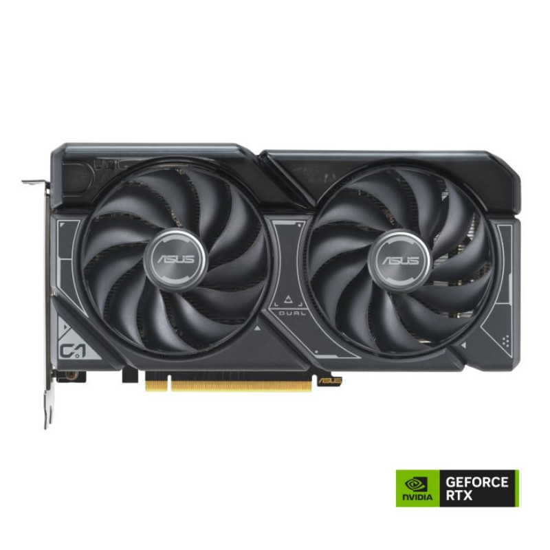 (SI SKU, Not Retail Packed) ASUS nVidia GeForce DUAL-RTX4060TI-O8G-V2  RTX4060 Ti OC Edition 8GB GDDR6, 2565 MHz Boost Clock,