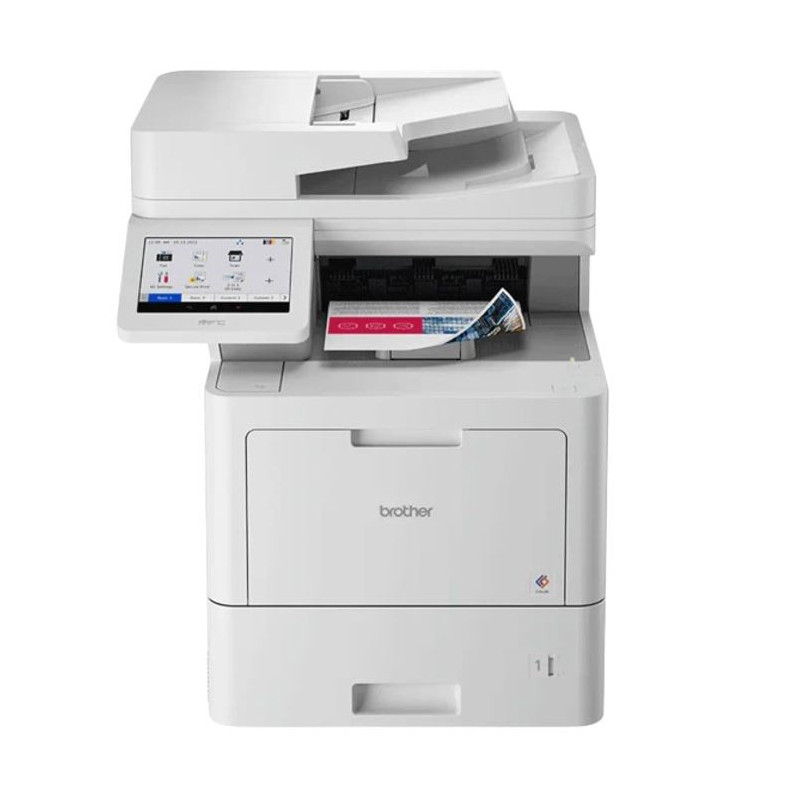 Brother MFC-L9630CDN Colour Laser Multi-Function Printer. Up to 600 x 600 dpi, 2,400 dpi class (2400 x 600) quality, 520 shee