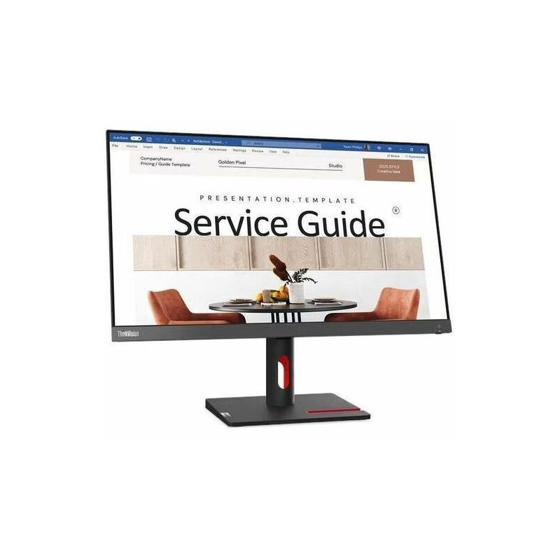 LENOVO ThinkVision S24I-30 23.8'/24' 100Hz FreeSync FHD Monitor 1920x1080 4ms 16:9 VA HDMI VGA Audio Out Tilt Adjustment VESA