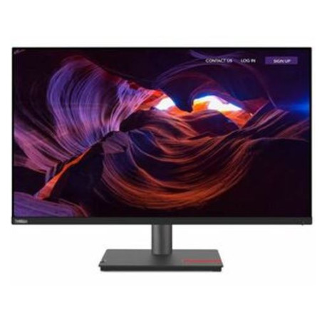 LENOVO ThinkVision P32p 31.5'/32' UHD Monitor 4K 3840x2160 16:9 Height Adjustable Tilt Swivel Pivot DP HDMI Thunderbolt 4 LAN