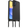 OtterBox React Necklace Samsung Galaxy A15 5G (6.5') Case - Black (77-95204),DROP  Military Standard,Detachable Nylon Rope,7 