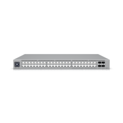 Ubiquiti UniFi Network, Switch, 48-Port,  POE 720W, (16) 2.5 GbE ports, 8 PoE , 8 PoE  , (4) 10G SFP  Ports,  Layer3,  Rack M