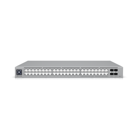 Ubiquiti UniFi Network, Switch, 48-Port,  POE 720W, (16) 2.5 GbE ports, 8 PoE , 8 PoE  , (4) 10G SFP  Ports,  Layer3,  Rack M