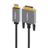 (LS) mbeat® Tough Link 1.8m HDMI to DVI Cable  Up to 1080p@60Hz (1920×1080)  Cable Length: 1.8m Package Weight: 163g