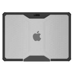 UAG Plyo Apple MacBook Air (13') (M5/M4/M3/M2) Case - Ice/Black (134007114340), Tactile Grip Frame. DROP  Military Standard, 