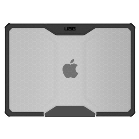 UAG Plyo Apple MacBook Air (13') (M5/M4/M3/M2) Case - Ice/Black (134007114340), Tactile Grip Frame. DROP  Military Standard, 