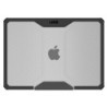 UAG Plyo Apple MacBook Air (13') (M5/M4/M3/M2) Case - Ice/Black (134007114340), Tactile Grip Frame. DROP  Military Standard, 