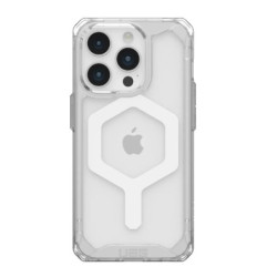UAG Plyo MagSafe Apple iPhone 15 Pro (6.1') Rugged Case - Ice/White (114286114341), 16ft. Drop Protection (4.8M), 10 Years Wa