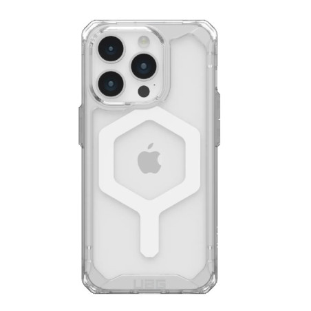 UAG Plyo MagSafe Apple iPhone 15 Pro (6.1') Rugged Case - Ice/White (114286114341), 16ft. Drop Protection (4.8M), 10 Years Wa