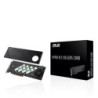 ASUS HYPER M.2 X16 GEN5 CARD (PCIe 5.0/4.0) Supports up to four NVMe M.2 (2242/2260/2280/22110) devices at up to 512 Gbps for