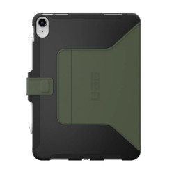 UAG Scout Apple iPad (11.0') 11th Gen (A16) / iPad 10th Gen (10.9') Folio Rugged Case (Black/Olive) - DROP  Military Standard