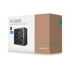 DeepCool PL550D 550W 80  Bronze Certified Non-Modular ATX Power Supply(Direct Cable), 120mm Fan, DC to DC, ATX3.1, 100,000 MT
