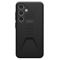UAG Civilian Samsung Galaxy S24 5G (6.2') Rugged Case - Black (214437114040), 20ft. Drop Protection (6M), Raised Screen Surro