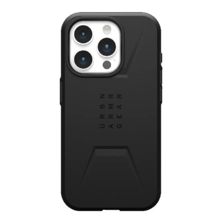 UAG Civilian Magsafe Apple iPhone 15 Pro (6.1') Rugged Case - Black (114275114040), 20ft. Drop Protection(6M),Raised Screen S