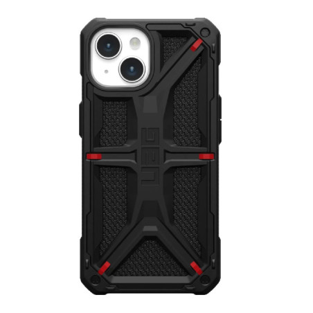 UAG Monarch Kevlar Apple iPhone 15 (6.1') Rugged Case - Kevlar Black (114289113940), 20ft. Drop Protection (6M), 10 Years War