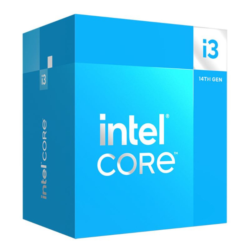 Intel i3 14100 CPU 3.5GHz (4.7GHz Turbo) 14th Gen LGA1700 4-Cores 8-Threads 17MB 60W UHD Graphics 730 Retail Raptor Lake with