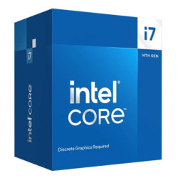 Intel i7 14700F CPU 4.2GHz (5.4GHz Turbo) 14th Gen LGA1700 20-Cores 28-Threads 61MB 65W Graphics Card Required Retail Raptor 