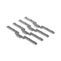 Ubiquiti Toolless Mini Rack Stacking Kit, Easy Install Accessory Set, Connect 2 Toolless Mini Racks To Create 12U Network Rac