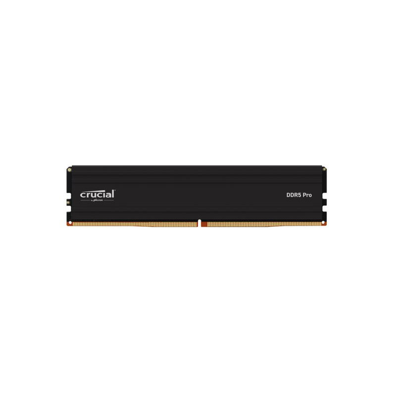 Crucial Pro 16GB (1x16GB) DDR5 UDIMM 6000MHz CL48 Black Heat Spreader Support Intel XMP AMD Ryzen Desktop PC Gaming Memory