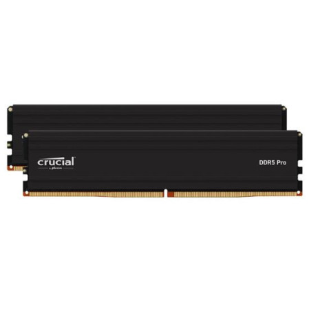 Crucial Pro 96GB (2x48GB) DDR5 UDIMM 5600MHz CL46 46-45-45 1.1V Black Heat Spreader Support Intel XMP AMD Ryzen Desktop PC Ga