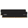 Crucial Pro 96GB (2x48GB) DDR5 UDIMM 5600MHz CL46 46-45-45 1.1V Black Heat Spreader Support Intel XMP AMD Ryzen Desktop PC Ga