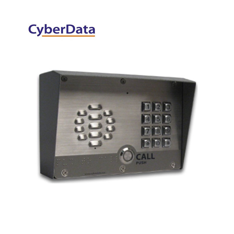 Cyberdata SIP Outdoor Intercom with Keypad. 2 years warranty, The CyberData SIP-enabled IP Outdoor Intercom/door Controller i