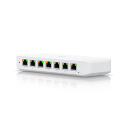 Ubiquiti Ultra 42W, Compact Layer 2, 8-port GbE PoE Switch, Versatile Mounting Options, 7 PoE/PoE  No Power Supply, PoE   Inp