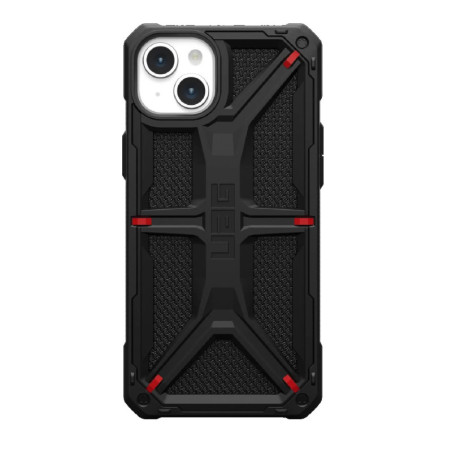 UAG Monarch Kevlar Apple iPhone 15 Plus (6.7') Rugged Case - Kevlar Black (114309113940), 20ft. Drop Protection (6M), 10 Year