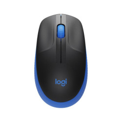 Logitech M190 Full-Size Wireless Mouse - BLUE from up to 10 meters away 1000 dpi,  ONE AA- 18 months of worry-free usage