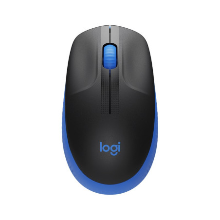 Logitech M190 Full-Size Wireless Mouse - BLUE from up to 10 meters away 1000 dpi,  ONE AA- 18 months of worry-free usage