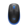Logitech M190 Full-Size Wireless Mouse - BLUE from up to 10 meters away 1000 dpi,  ONE AA- 18 months of worry-free usage