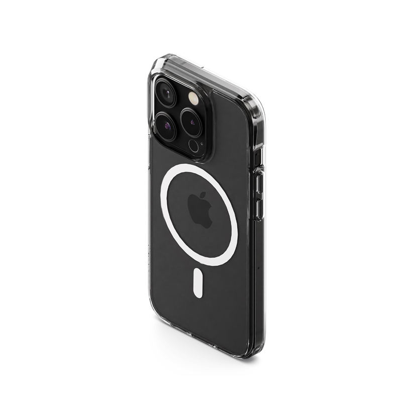 Cygnett AeroMag Apple iPhone 16 Pro Max (6.9') Clear Case  (CY5003CPAEG),TPU Frame,Hard-Shell Back,Magsafe Compatible,4FT Dro