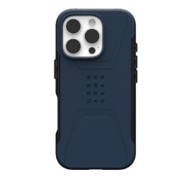 UAG Civilian MagSafe Apple iPhone 16 Pro (6.3') Rugged Case - Mallard (114444115555), 20ft. Drop Protection (6M),Tactical Gri