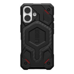 UAG Monarch Pro MagSafe Kevlar Apple iPhone 16 (6.1') Rugged Case - Kevlar Black(114458113940),25ft. Drop Protection (7.6M), 