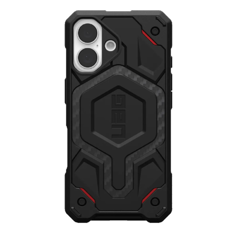 UAG Monarch Pro MagSafe Kevlar Apple iPhone 16 (6.1') Rugged Case - Kevlar Black(114458113940),25ft. Drop Protection (7.6M), 