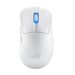 ASUS ROG KERIS II Ace Wireless Ergonomic Lightweight Gaming Mouse, 42,000-dpi ROG AimPoint Pro Optical Sensor (Moonlight Whit