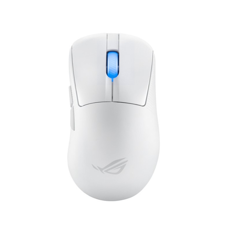 ASUS ROG KERIS II Ace Wireless Ergonomic Lightweight Gaming Mouse, 42,000-dpi ROG AimPoint Pro Optical Sensor (Moonlight Whit