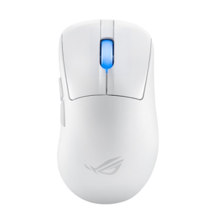 ASUS ROG KERIS II Ace Wireless Ergonomic Lightweight Gaming Mouse, 42,000-dpi ROG AimPoint Pro Optical Sensor (Moonlight Whit