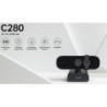 RAPOO C280 2K Webcam - Wide Angle Lens, Noise Canceling Mic, Plug & Play, Teams, Google Meet, Zoom, Does Not Support Windows 