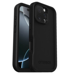 OtterBox FRE MagSafe Apple iPhone 16 Pro Max (6.9') Case Black - (77-96158), DROP  5X Military Standard, Built-In Screen Prot