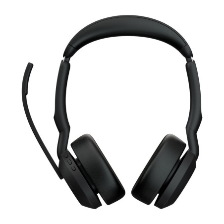 Jabra  Evolve2 55, USB A, Stereo, UC, Active Noise Cancellation (ANC), Link 380 Bluetooth® Adapter ,30m Wireless Range, 18 H