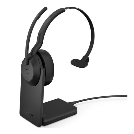 Jabra  Evolve2 55 USB A MS Teams Mono Stand, Active Noise Cancellation (ANC), Link 380 Bluetooth® Adapter ,30m Wireless Rang