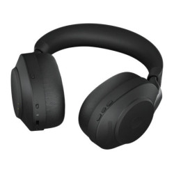 Jabra  Evolve2 85 MS Stereo Black Link 380 USB-C ANC Bluetooth Headset, 10-Microphone Technology, Digital Hybrid ANC, 37 Hour