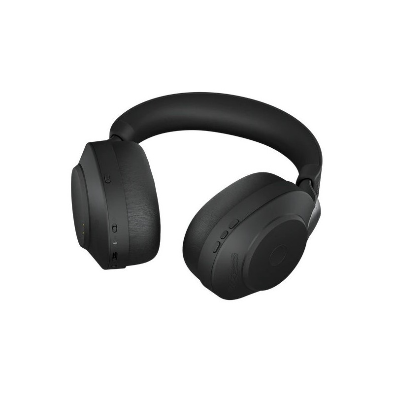 Jabra  Evolve2 85 MS Stereo Black Link 380 USB-C ANC Bluetooth Headset, 10-Microphone Technology, Digital Hybrid ANC, 37 Hour