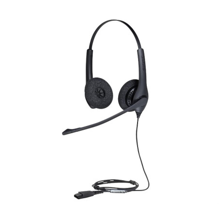 Jabra Biz 1500 Duo USB-A Corded Headset, Professional. Affordable, Durable, Noise-Cancelling, HD Voice, All-Day Comfort, Plug