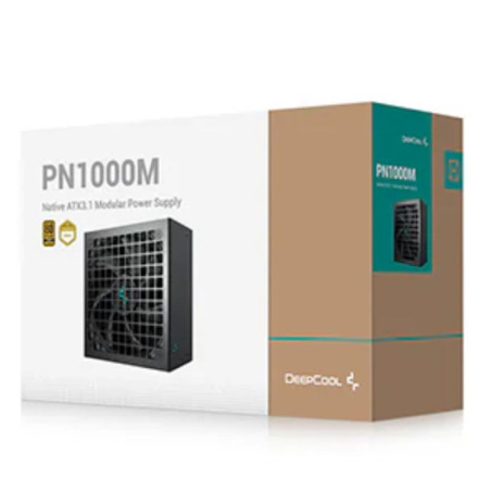 DeepCool PN1000M Gamer Storm 80  Gold Black Fully Modular Power Supply, 135mm FDB Fan, Japanese Bulk Capacitor, ATX3.1, 12V-2