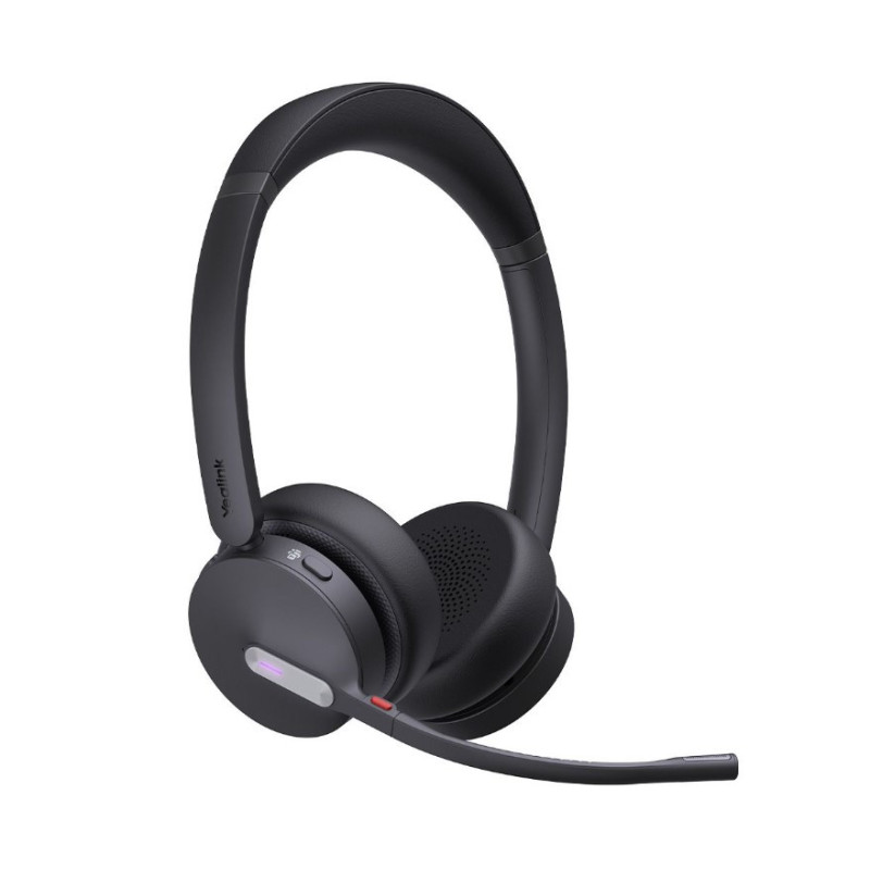 Yealink WH64 Hybrid Dual UC DECT Wireless Headset, DECT & Bluetooth Hybrid Wireless Technology, 3-Mic Noise Cancellation, UC 