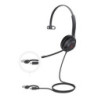 Yealink UH37 Mono USB Wired Headset, UC, USB-C/A, 35mm Speaker, Busylight, Leather Ear Cushion,HD Audio, 2Mic Noise Killer, M