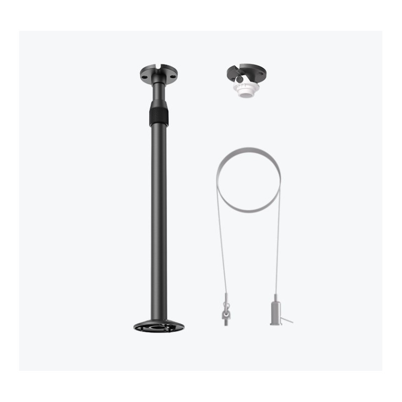Yealink CM-MountKIT, Next-Level Mic Deployment, All-in-One Solution:Every Scenario,3 Suspension Ropes, 1 Ceiling Mount, 1 Len